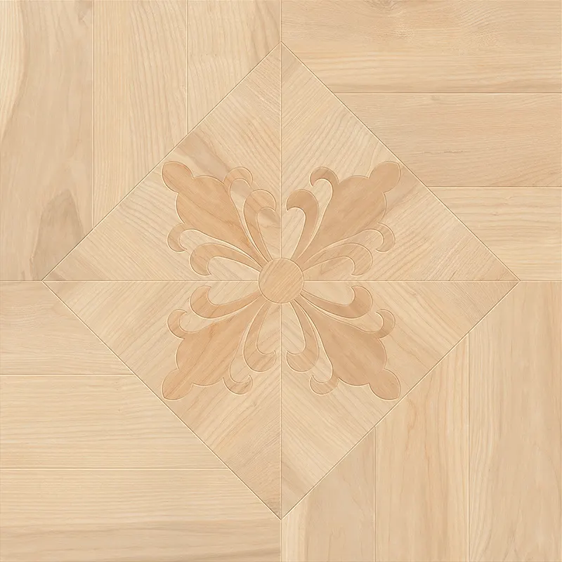 Marble-Look Polished Ceramic Floor Tile 400x400mm