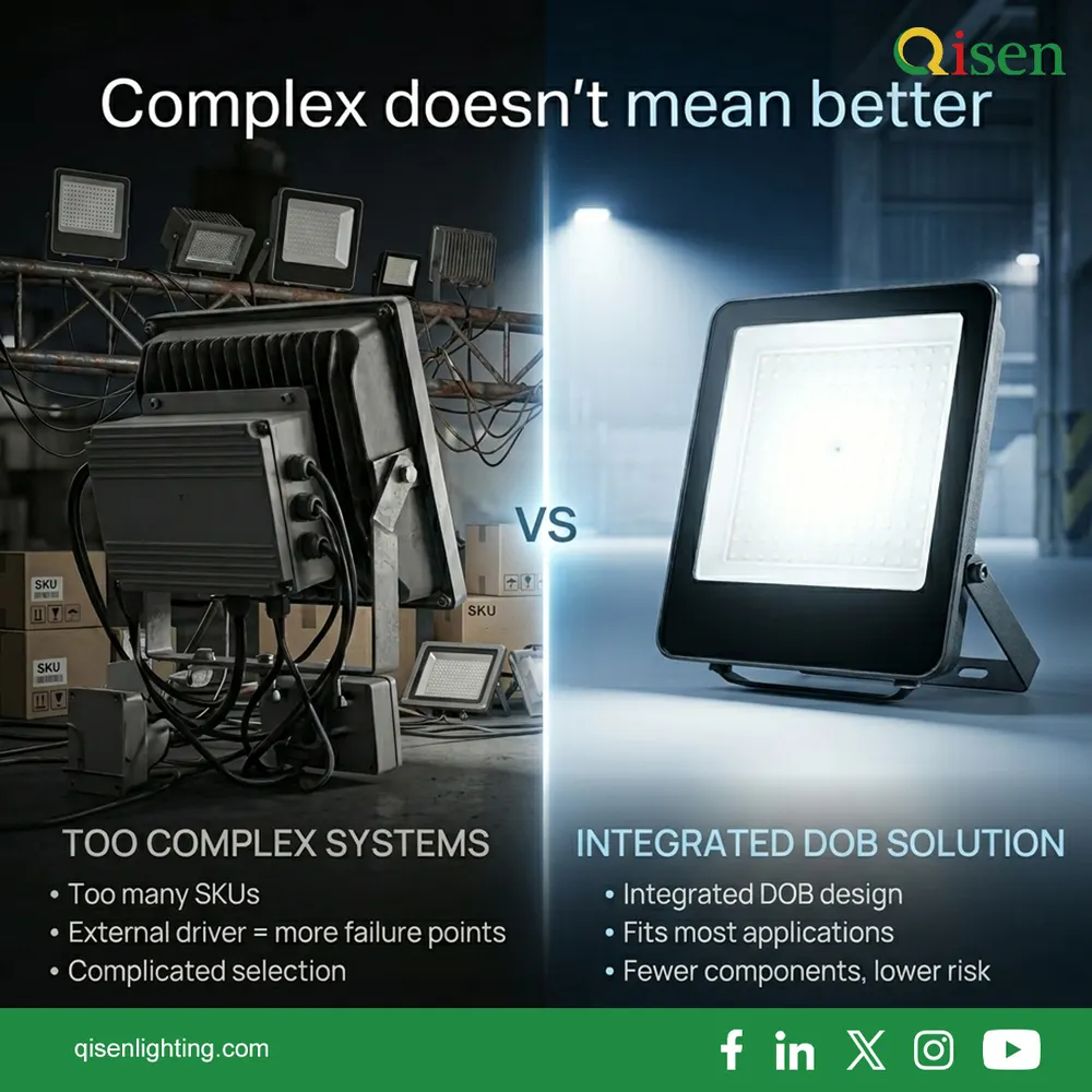 Aluminum LED Floodlight 300W IP66