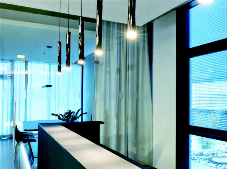 Aluminum LED Pendant Light 55x55x245mm Gray/Black 25W