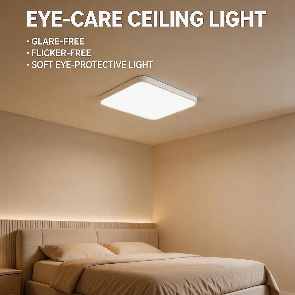 Slim Square Aluminum LED Ceiling Light 36W product sample