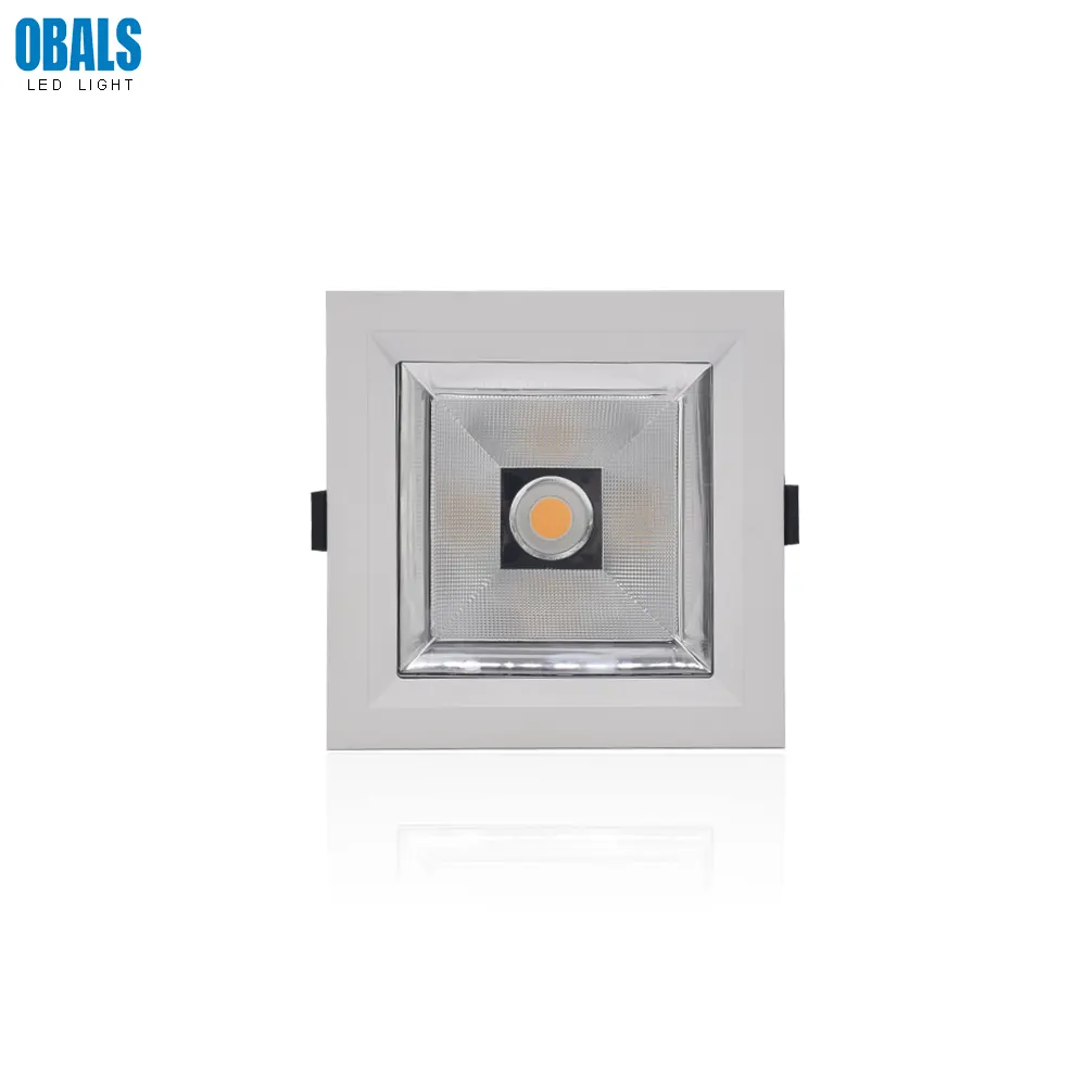 Square Aluminum LED Downlight 12-48W 3000K/4000K/5000K