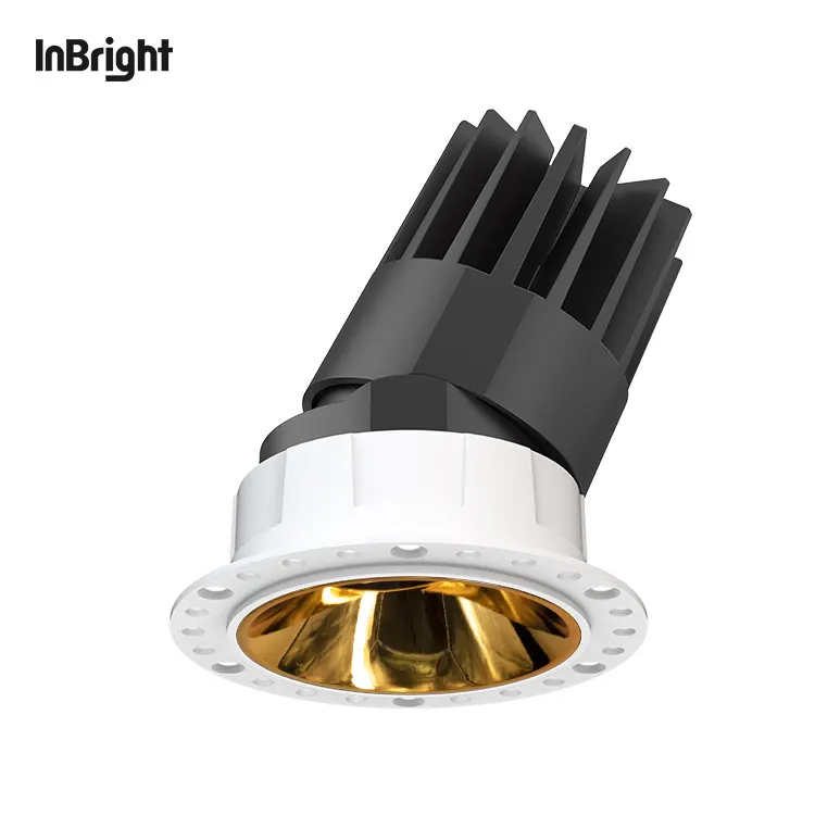 Adjustable Trimless Recessed COB LED Downlight 8-25W IP65