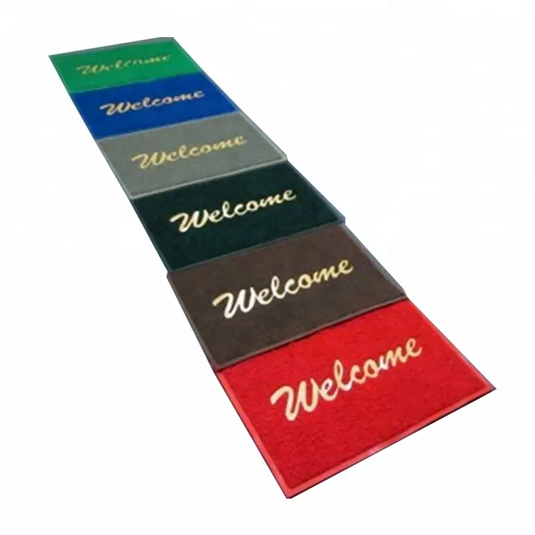 PVC Coil Floor Mat 12-16mm Thick With PVC Backing