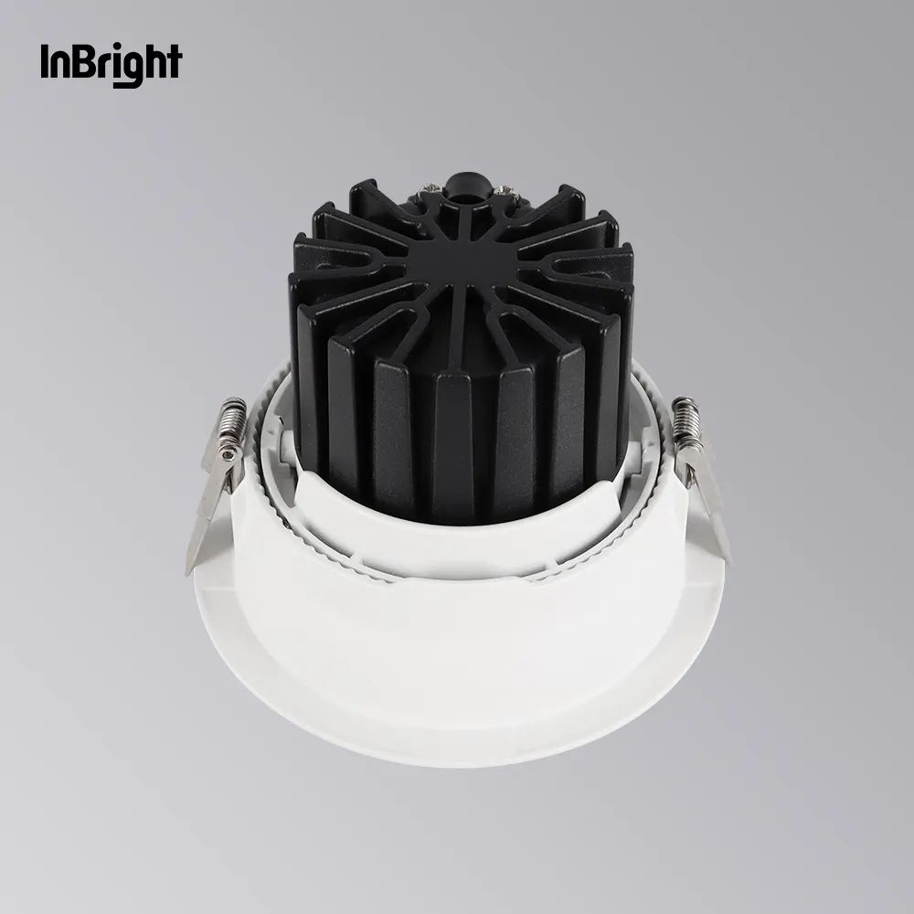 Anti-Glare Adjustable Recessed COB LED Downlight 8-28W IP65
