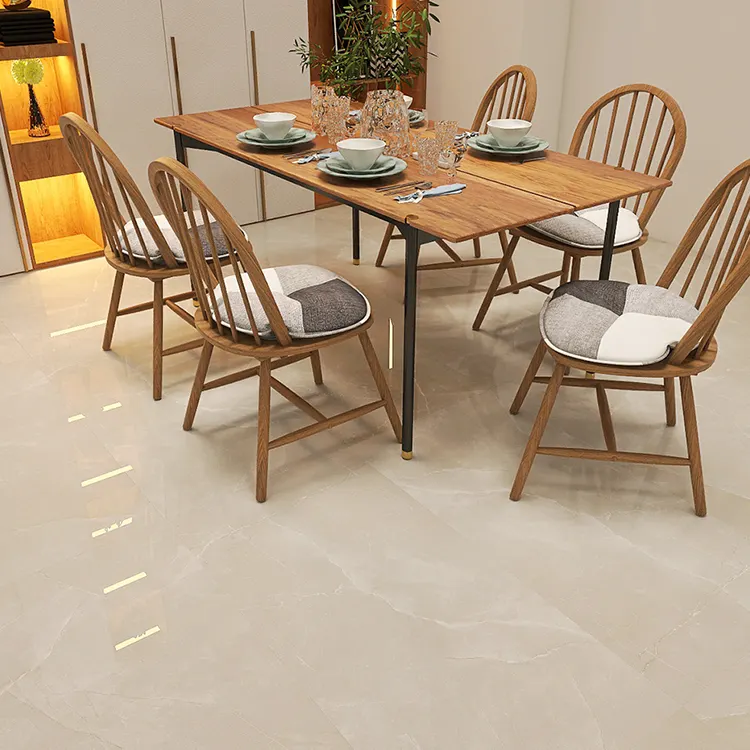 Marble-Look Polished Porcelain Floor Tile 600x1200mm