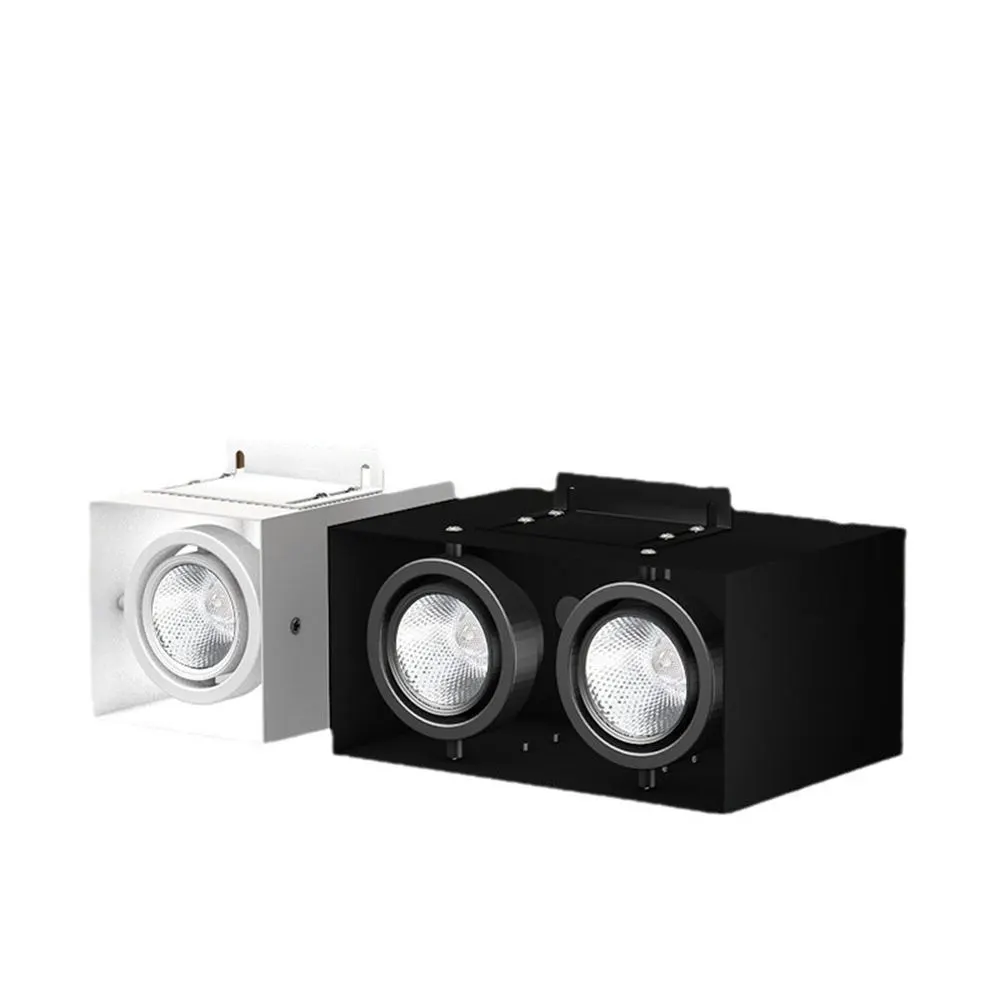 Recessed Square Aluminum COB LED Downlight 7-24W