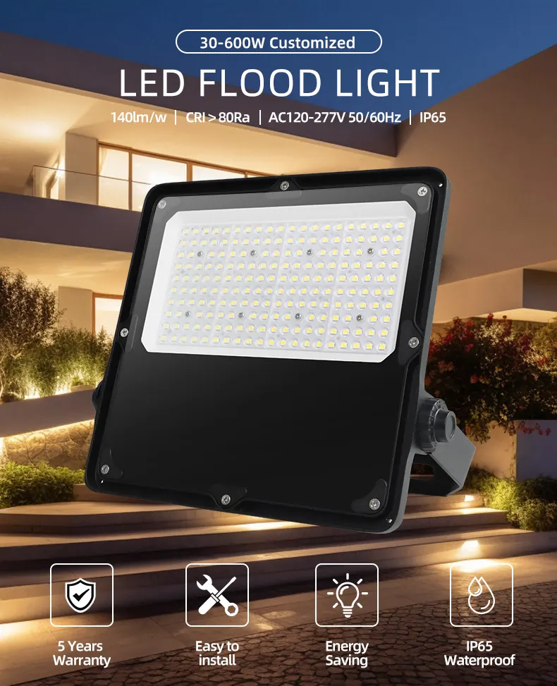 Aluminum LED Floodlight 50-200W