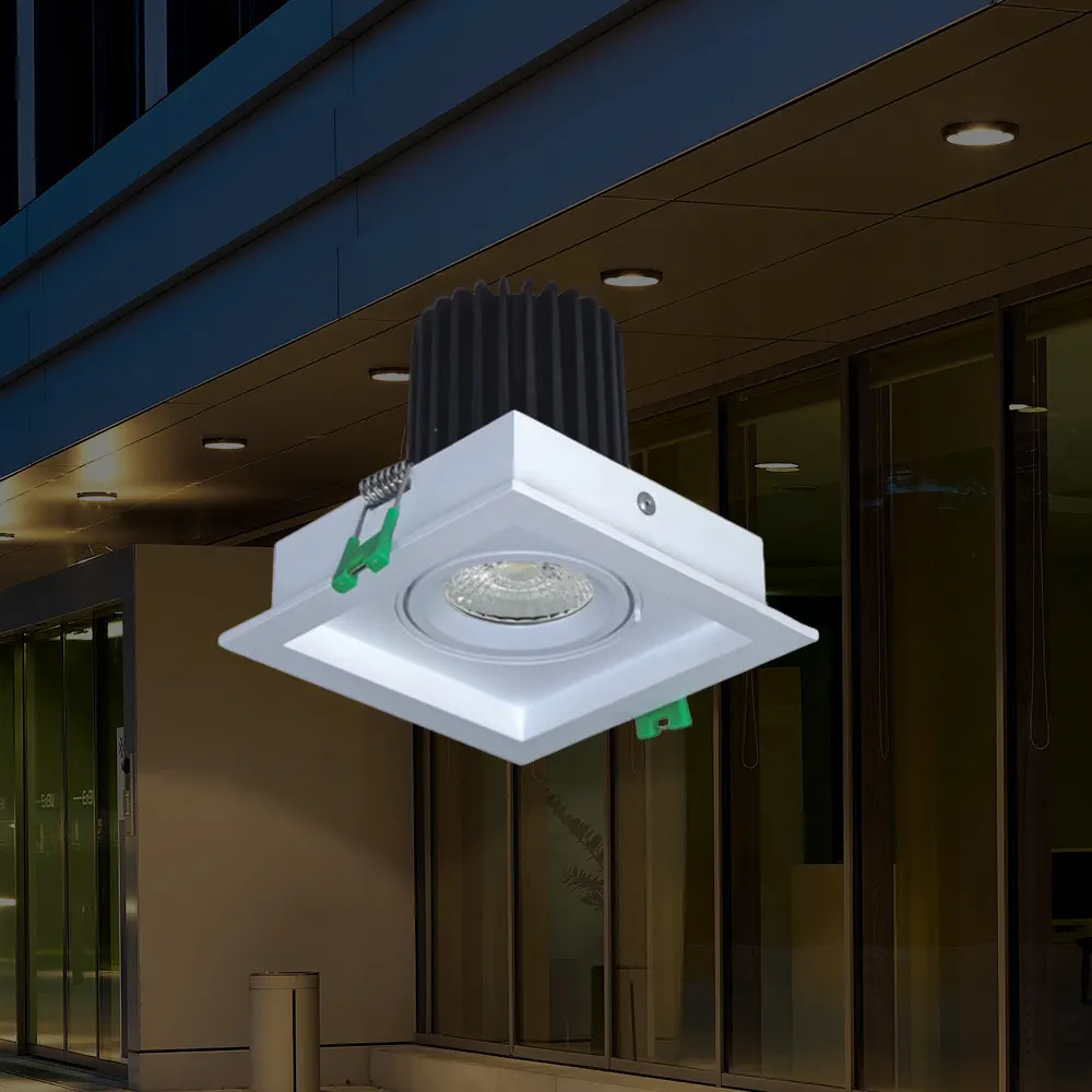 Dimmable Recessed Aluminum LED Downlight 9/15W
