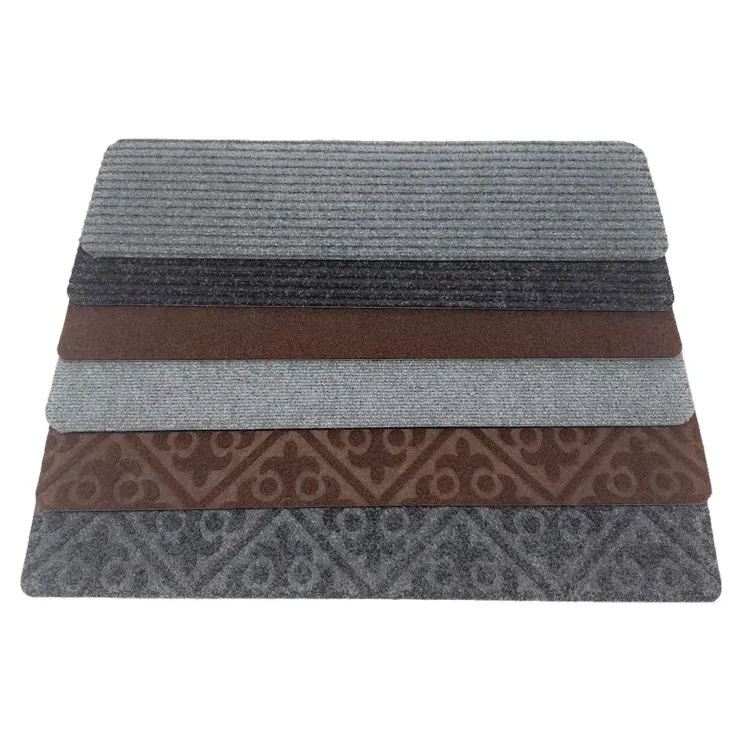 Rubber Stair Tread Carpet Mat With Latex Backing