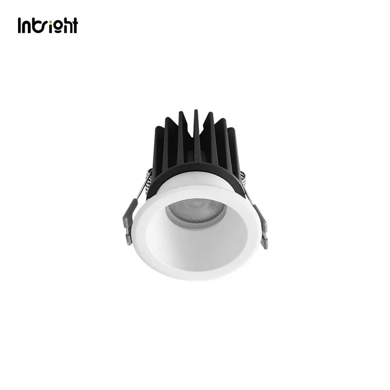 Anti-Glare Dimmable Recessed COB LED Downlight 8-28W IP65