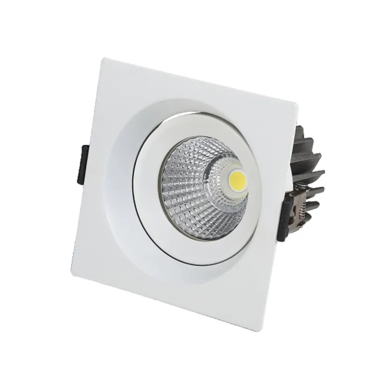 Adjustable Dimmable Recessed Square LED Downlight 5-30W
