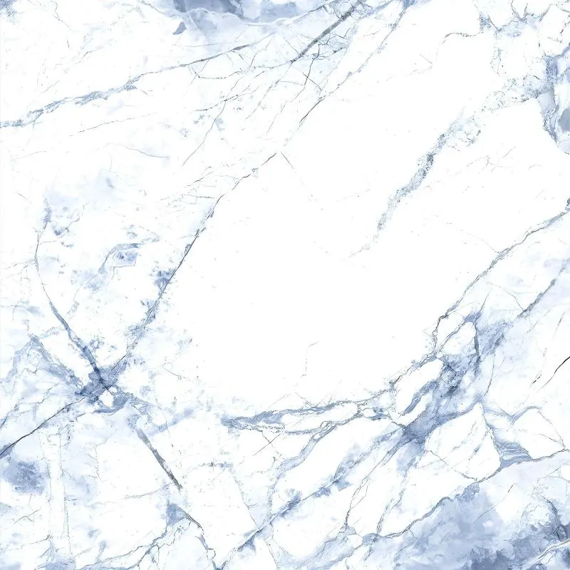 Marble-Look Glazed Ceramic Floor Tile 800x800mm