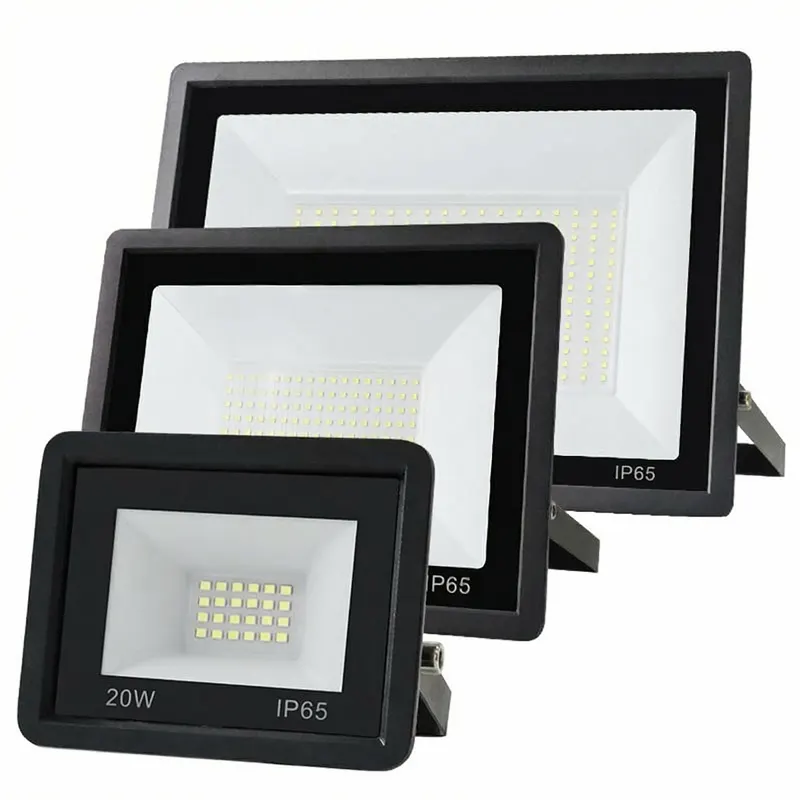 Aluminum LED Floodlight Black 50-200W 100-265V IP65 product sample