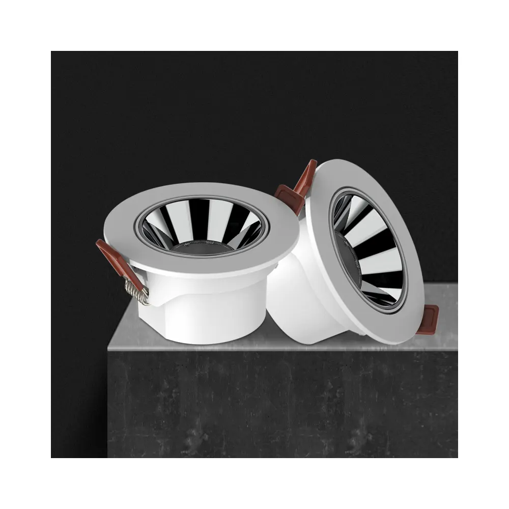 Anti-Glare Adjustable Recessed Round LED Downlight 5/7W IP20