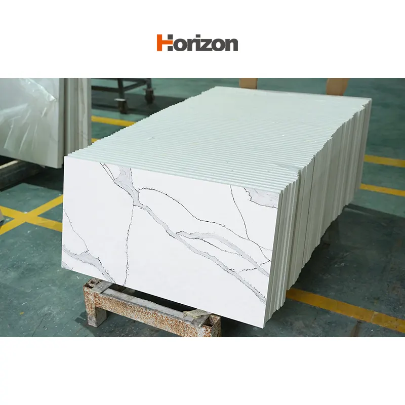 White Engineered Quartz Slab 3200x1600mm