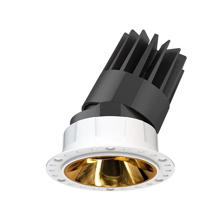 Adjustable Trimless Recessed COB LED Downlight 8-25W