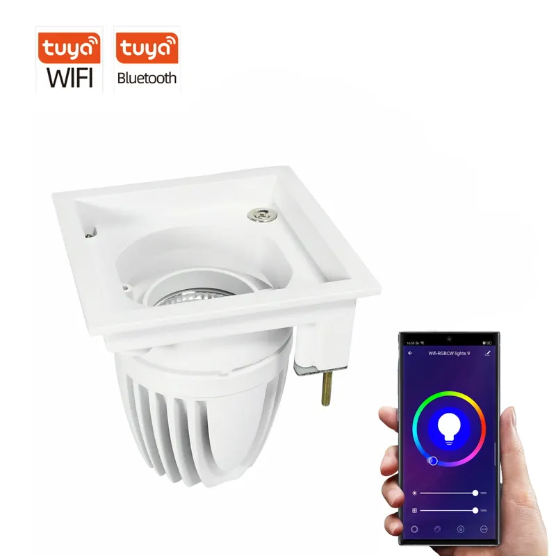 Recessed Aluminum COB LED Downlight 3-15W