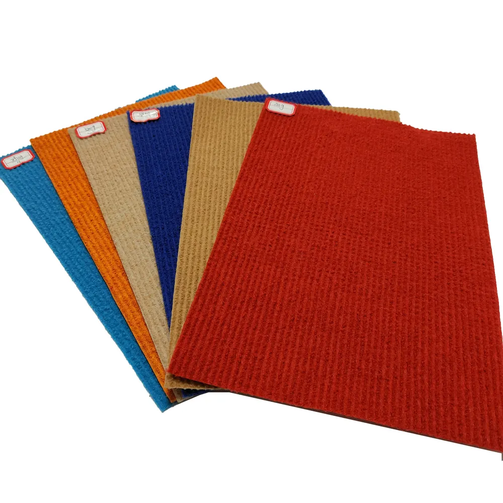 Ribbed Polyester Exhibition And Event Carpet