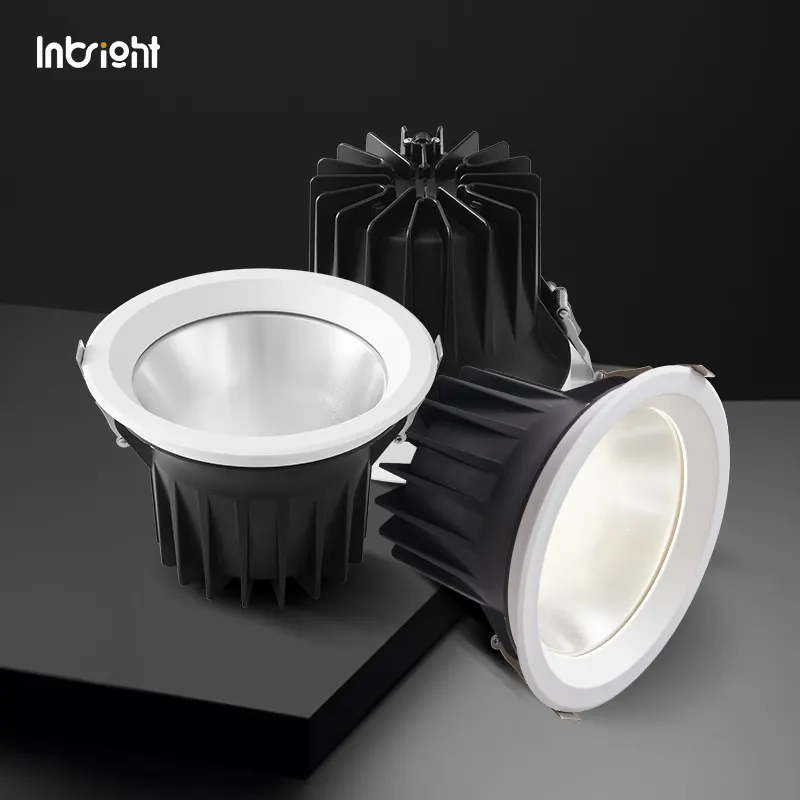 Recessed Aluminum LED Downlight 18-48W IP65