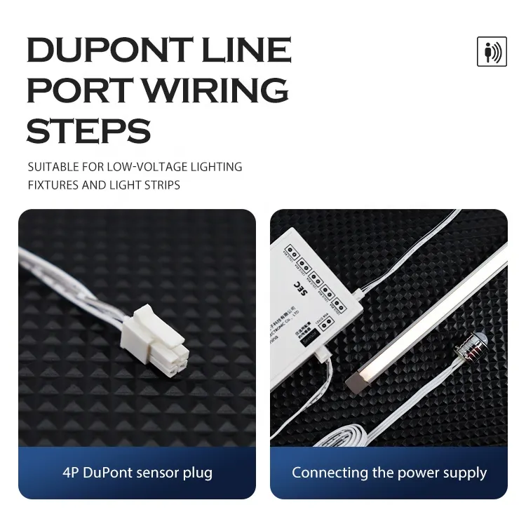 DC12V PIR Motion Sensor Switch for LED Cabinet Lights