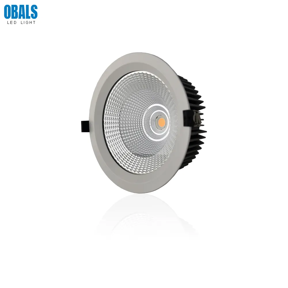 Recessed Round Aluminum LED Downlight 12-48W IP65