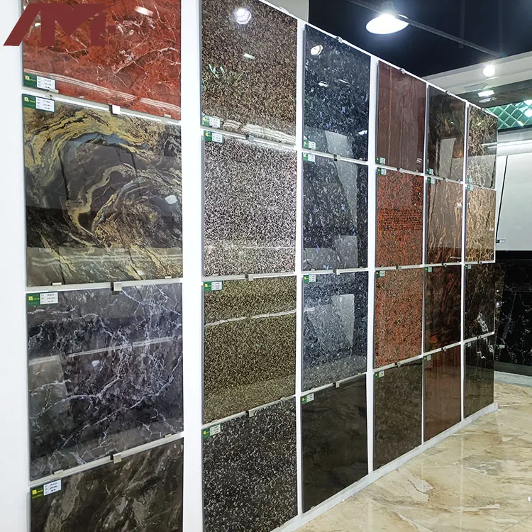 Marble-Look Polished Porcelain Floor Tile 600x600mm