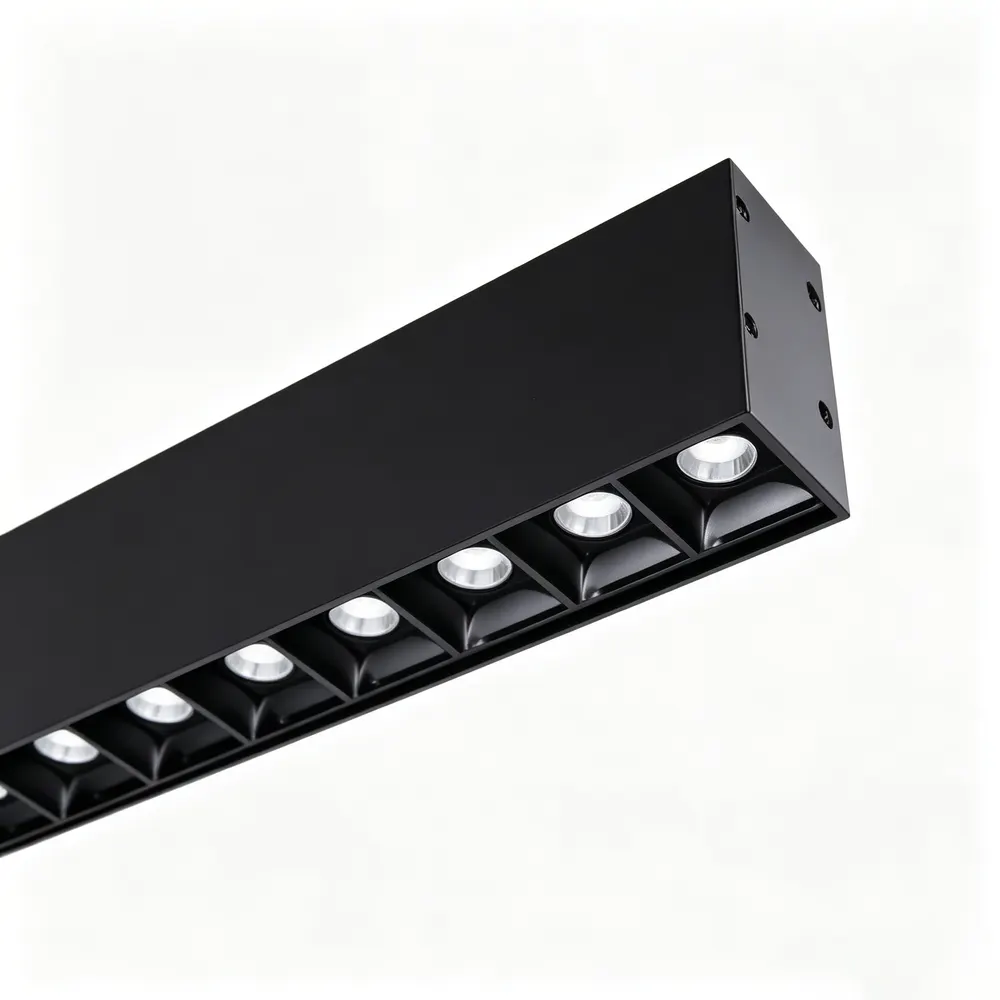 Surface-Mounted Rectangular Aluminum LED Grille Spotlight