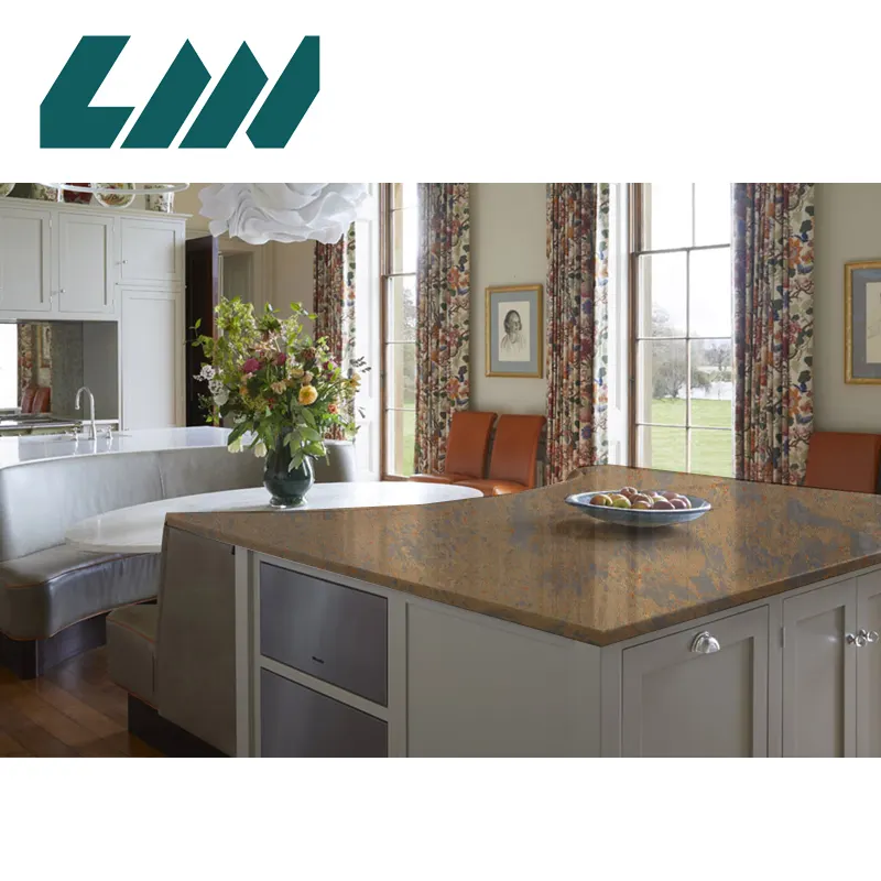 Matte Engineered Quartz Slab 3200x1600mm