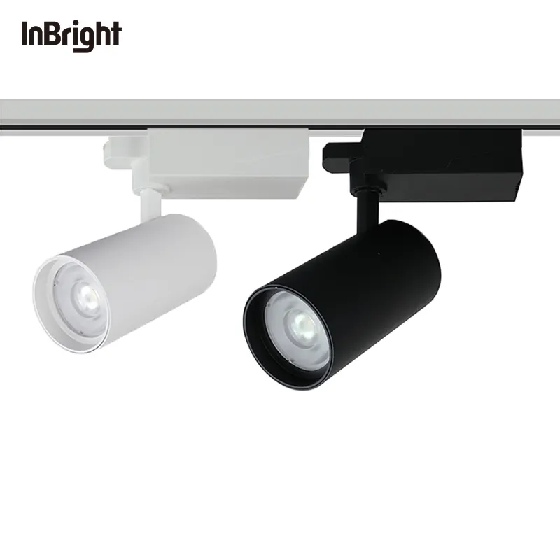 Rotatable Dimmable Aluminum COB LED Track Spotlight 14-40W