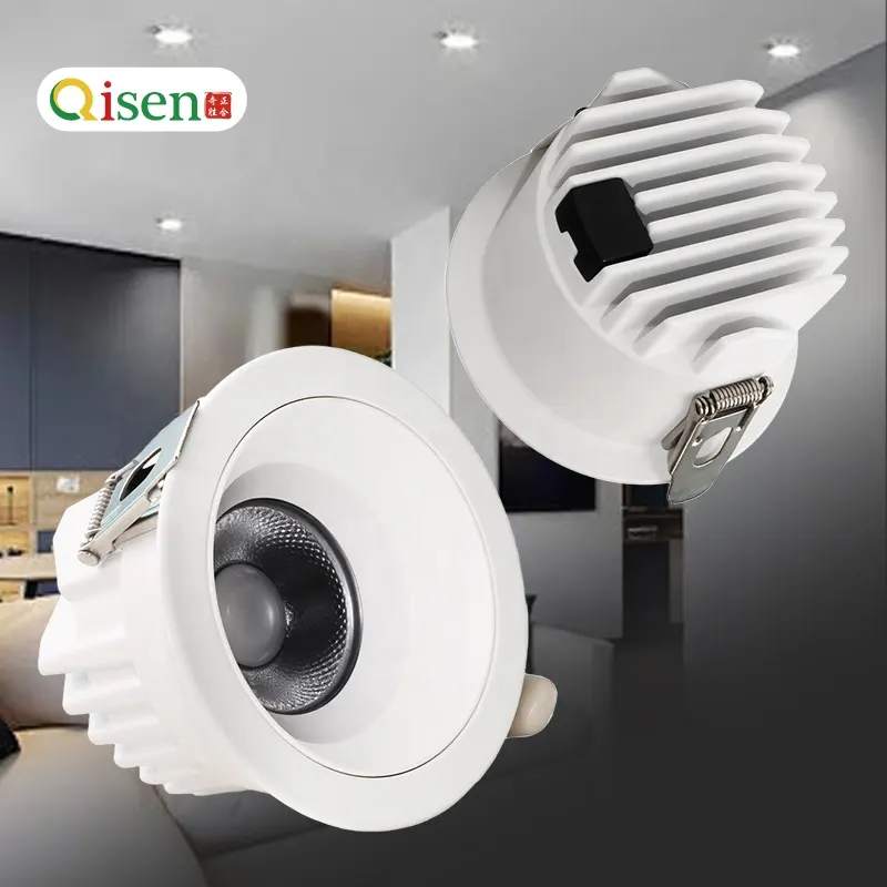 Adjustable Smart Dimmable Recessed LED Downlight 12W 1-10V product sample