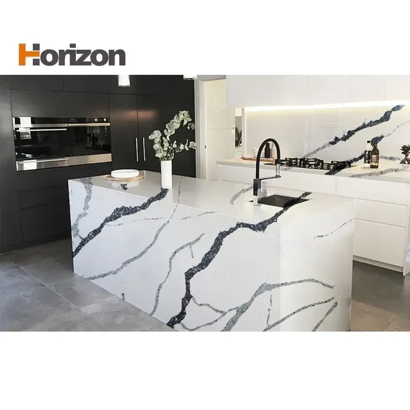 Calacatta Engineered Quartz Slab 3200x1600mm