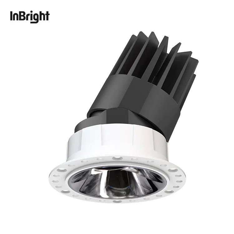 Trimless Recessed Aluminum LED Grille Spotlight 8-25W IP65
