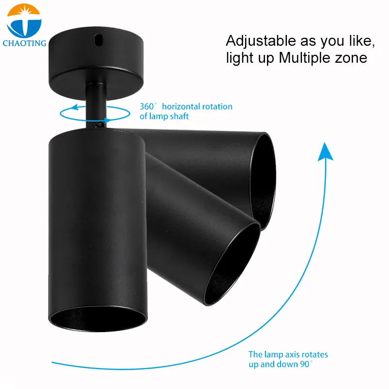 Aluminum Surface-Mounted LED Downlight GU10 3-7W
