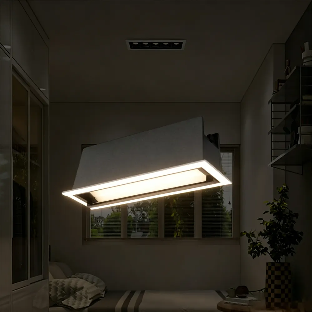 Square Aluminum LED Grille Spotlight