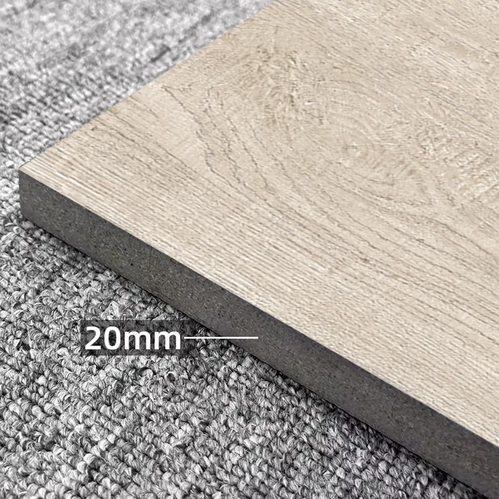 Non-Slip Wood-Look Porcelain Outdoor Tile 600x600mm