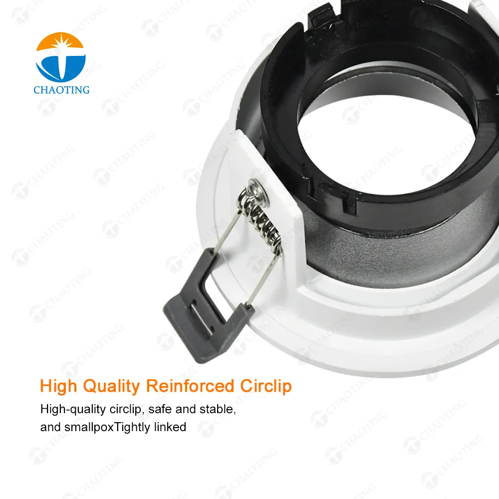 Aluminum Downlight Housing Black/White/Gold MR16/GU10