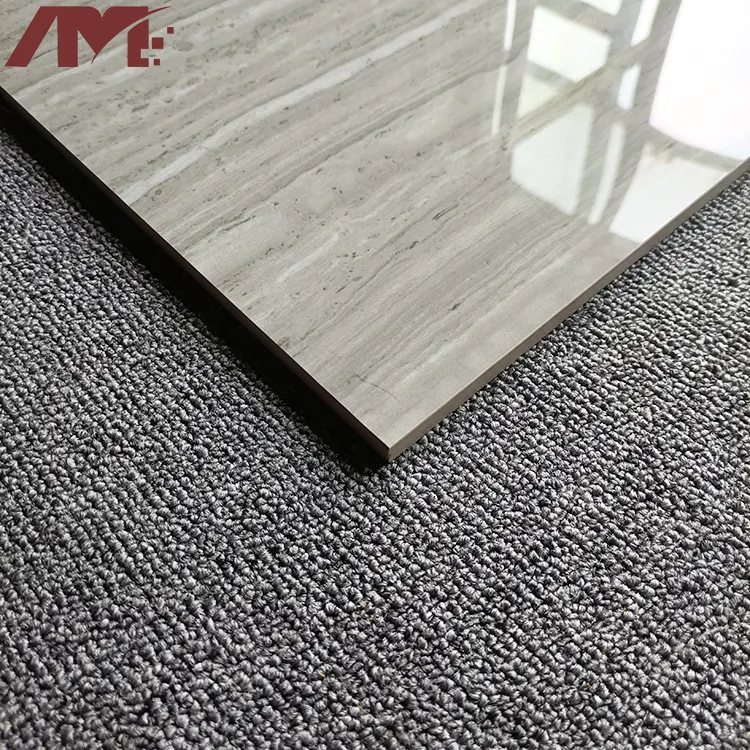 Wood-Look Gray Porcelain Wall And Floor Tile 600x600mm