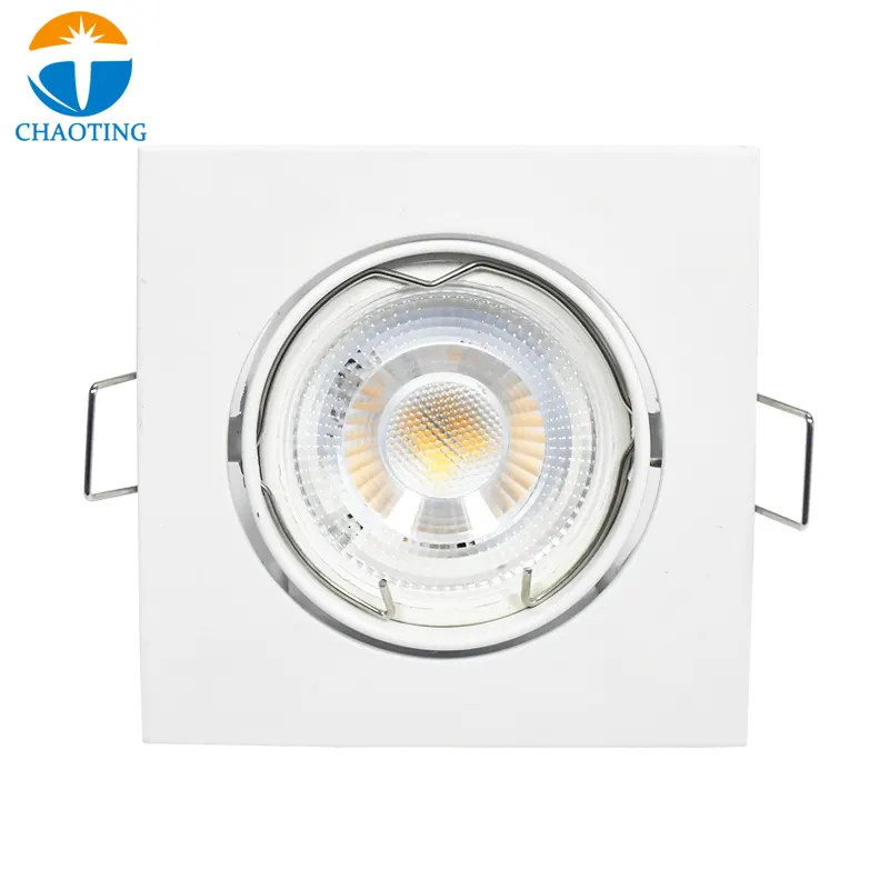 Adjustable Recessed Aluminum Downlight Housing GU10