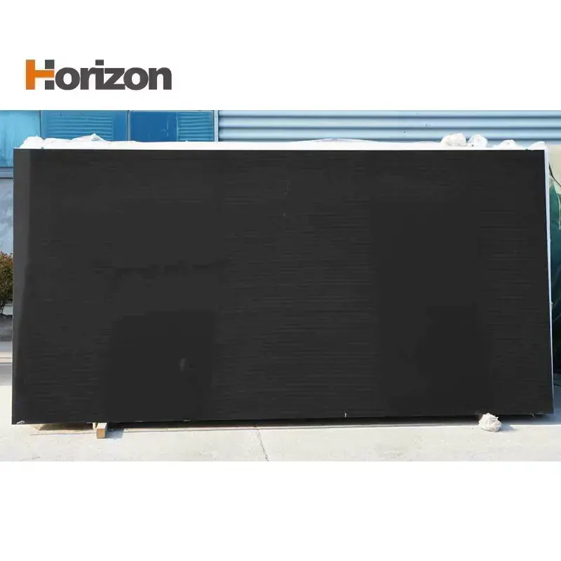 Black Engineered Quartz Slab 3200x1600mm