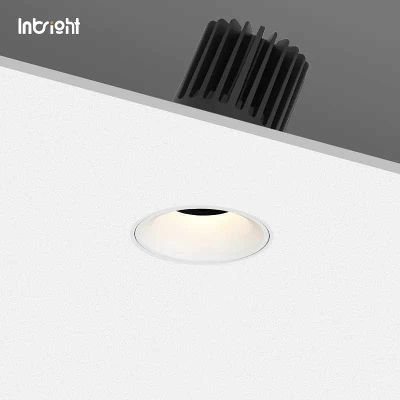 Anti-Glare Dimmable Recessed COB LED Downlight 10-28W IP65