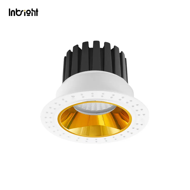 Trimless Dimmable Recessed COB LED Downlight 10-25W IP65