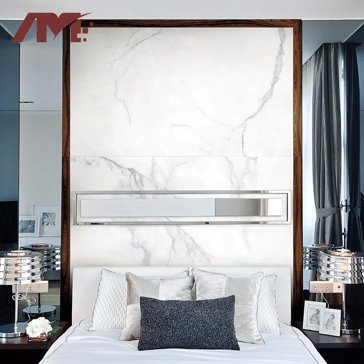Marble-Look Glossy Porcelain Wall And Floor Tile 800x1400mm