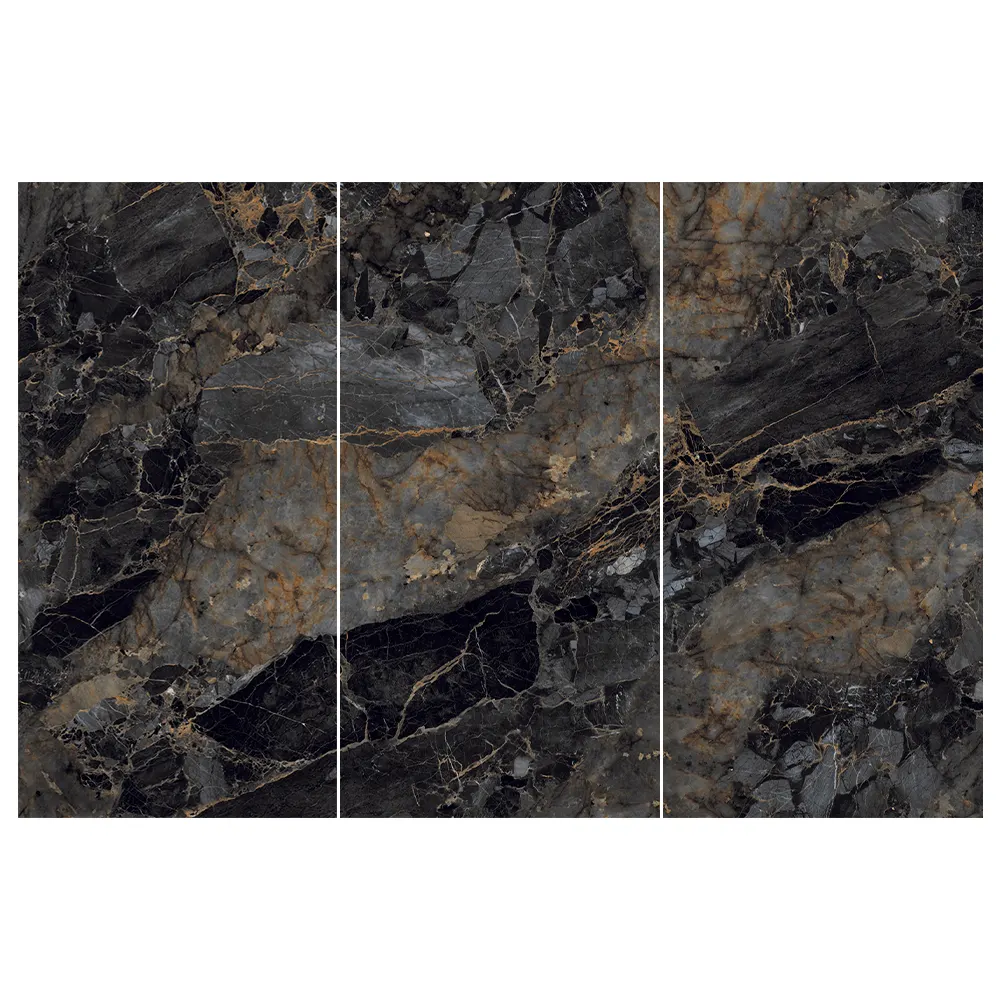 Non-Slip Stone-Look Polished Porcelain Wall And Floor Tile 600x1200mm product sample