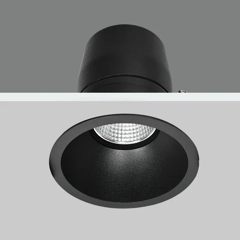 Recessed Square Aluminum COB LED Downlight 7/12W
