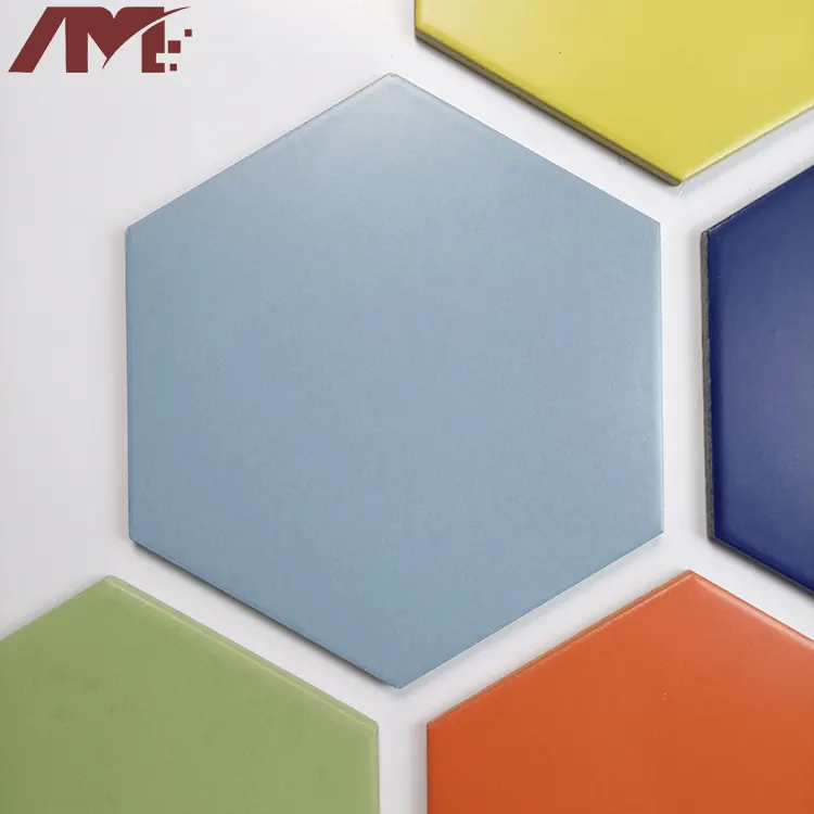 Porcelain Hexagonal Tile 200x230mm 8mm Thick