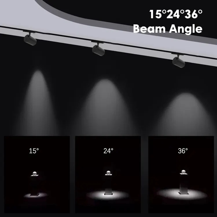 Aluminum LED Track Spotlight 12-45W