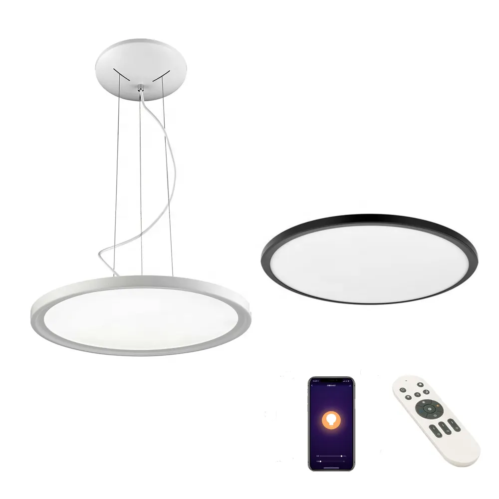 Tuya Zigbee Round LED Panel Light 24-96W 3CCT Selectable