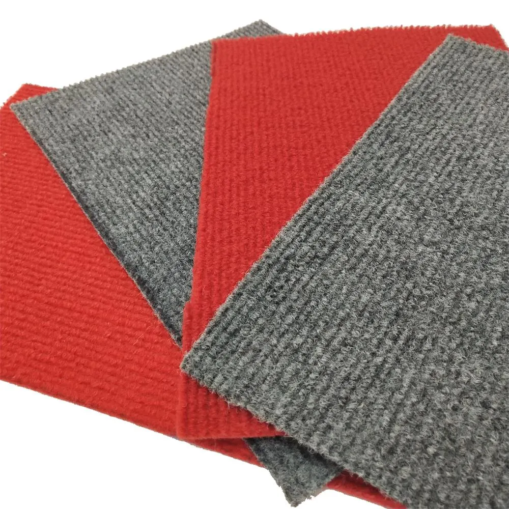 Nonwoven Needle-Punched Ribbed Polyester Carpet Roll 2-6mm Thick