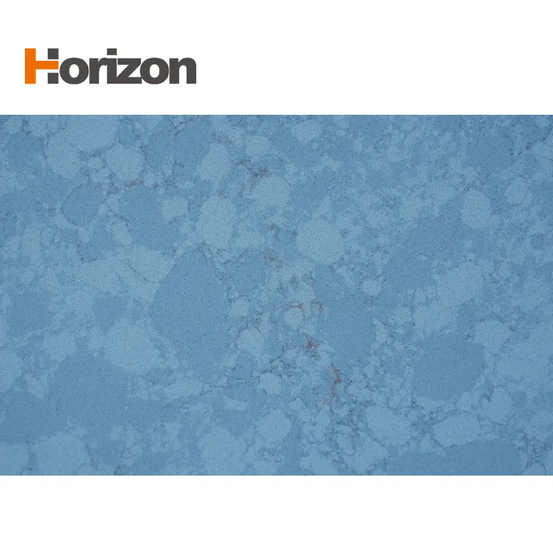 Jade-Look Black/Blue Engineered Quartz Slab 3200x1600mm