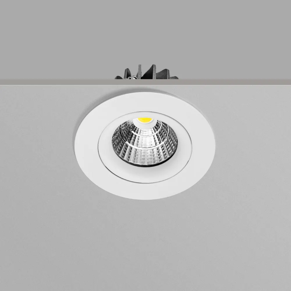 Anti-Glare Adjustable Dimmable Recessed LED Downlight 5-30W 1-10V IP50